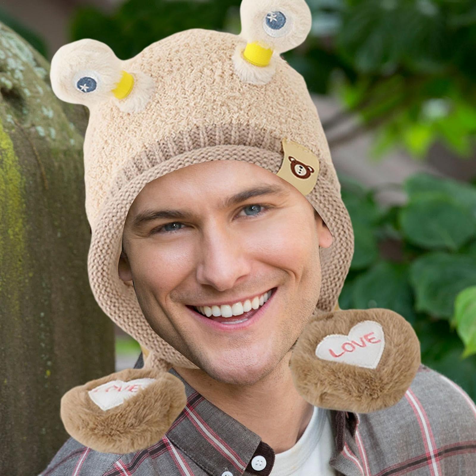 Вязана шапка Frosch дитяча зимова з вушками, фото №8 Вязана шапка Frosch дитяча зимова з вушками, фото №8