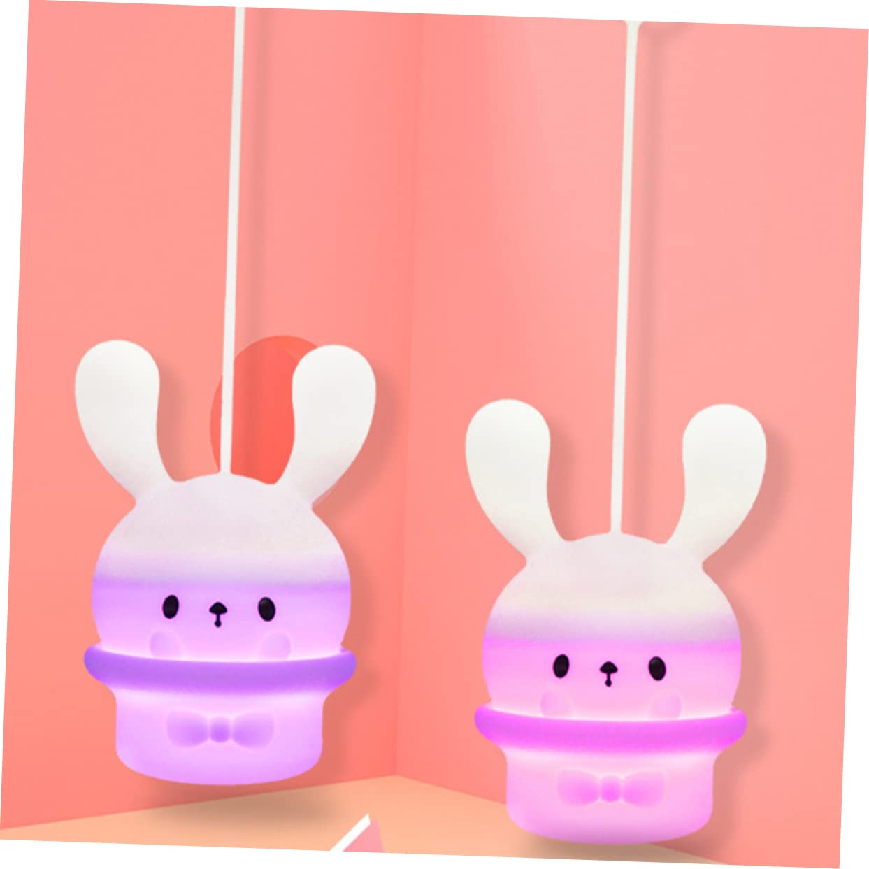 Лампа DOITOOL Pack of 5 Long Ear Rabbit силиконовая ночник детская кроличья лампа литиевая батарея пластиковая портативная белая, фото №7 Лампа DOITOOL Pack of 5 Long Ear Rabbit силиконовая ночник детская кроличья лампа литиевая батарея пластиковая портативная белая, фото №7