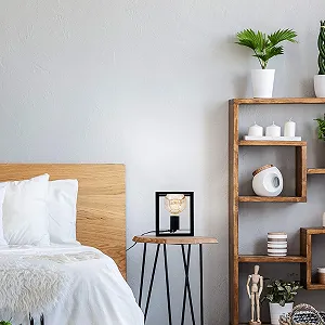 Настольная лампа Briloner Leuchten 7020-015 1 лампа E27 40 Вт ретро черная сталь synthetic.ua - Фото 1