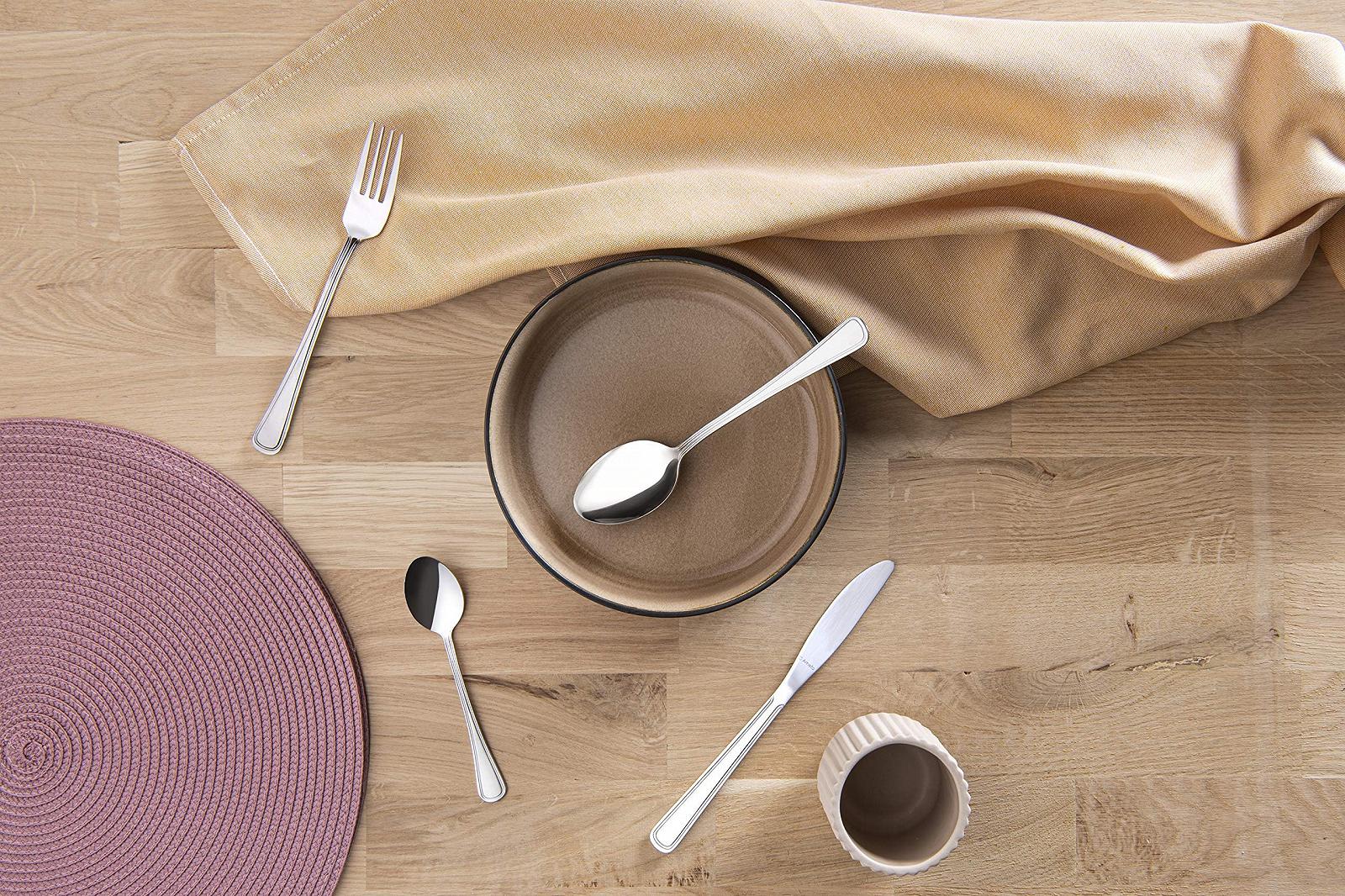 Набор столовых приборов AMEFA Bologna, 32 предмета на 8 персон, классический, нержавеющая сталь, фото №2 Набор столовых приборов AMEFA Bologna, 32 предмета на 8 персон, классический, нержавеющая сталь, фото №2