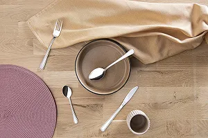 Набір столових приборів AMEFA Bologna, 32 предмети на 8 персон, класичний, нержавіюча сталь ціна на synthetic.ua - Фото 1 Набір столових приборів AMEFA Bologna, 32 предмети на 8 персон, класичний, нержавіюча сталь synthetic.ua - Фото 1