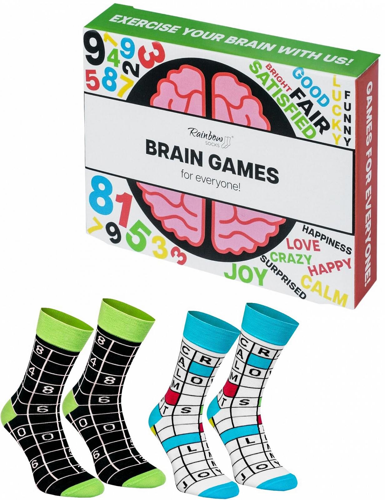 Шкарпетки Rainbow Socks Brain Games - 2 пари, фото №1