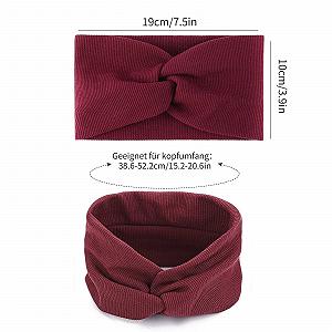 Пов'язка на голову VEGCOO Зимова для жінок, 8 штук synthetic.ua - Фото 1