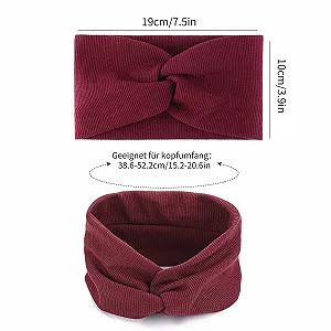 Повязка на голову VEGCOO Зимняя для женщин, 8 штук synthetic.ua - Фото 1