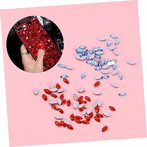 Стразы для ногтей FOMIYES Разноцветные, с плоской задней частью. Аксессуары для маникюра и искусственные бриллианты, подходят для DIY дизайна ногтей и салонного использования synthetic.ua - Фото 1