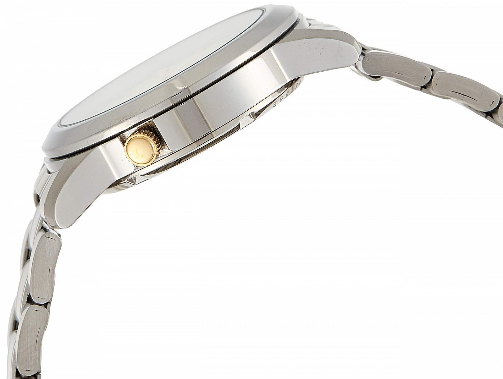 Часы Seiko Мужские SNKK13 Из нержавеющей стали Золотой циферблат, фото №4