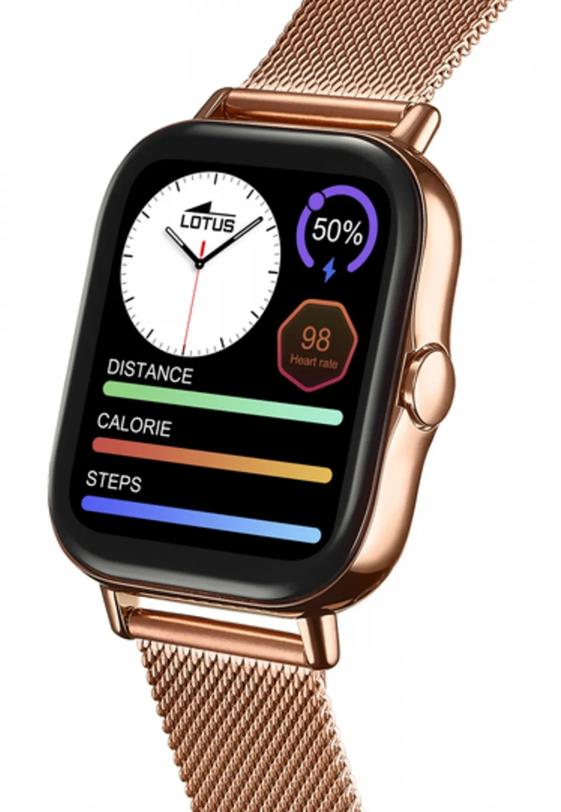 Смарт-годинник Lotus Жіночий Сталь Рожеве Золото 44.2 мм 50045/1, фото №3