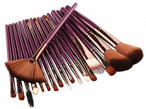 Набор кистей для макияжа 18 штук synthetic.ua - Фото 1