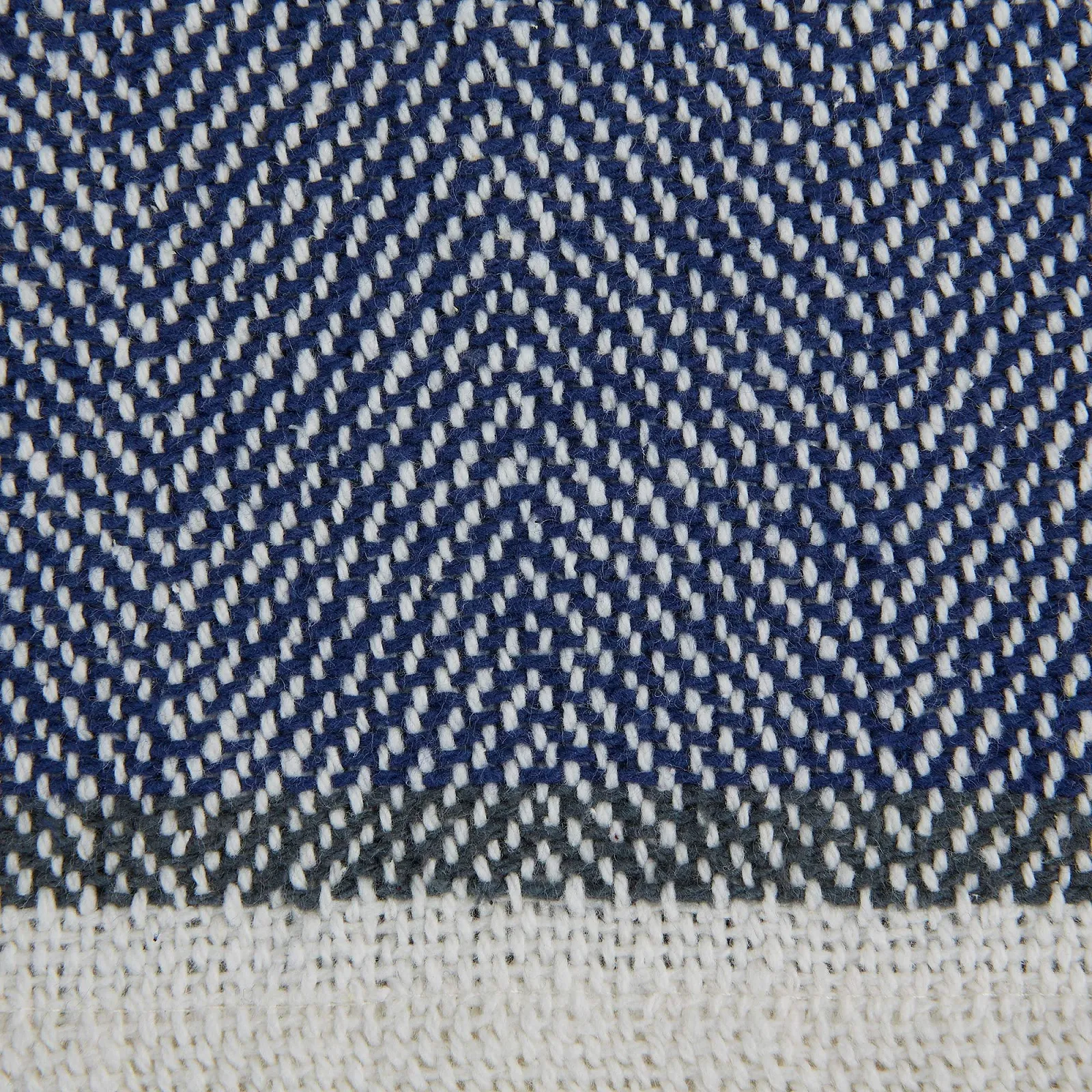 Покривало DII Traditional Chevron Stripe, синій, 127 x 152 см, фото №3