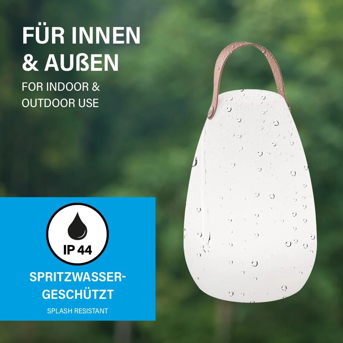 Настільна лампа вулична FHL easy! Ruby 1 x LED 1 Вт + 1 Вт RGB 3000 К 55 лм біла димована пульт дистанційного керування, фото №4