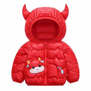 Куртка Dwevkeful Хлопковая Зимняя Осенняя Детская Длинный Рукав Однотонная Блестящая Пуховая Куртка Детская Дождевик Унисекс С Капюшоном Ветро- и Водонепроницаемая - Фото 1