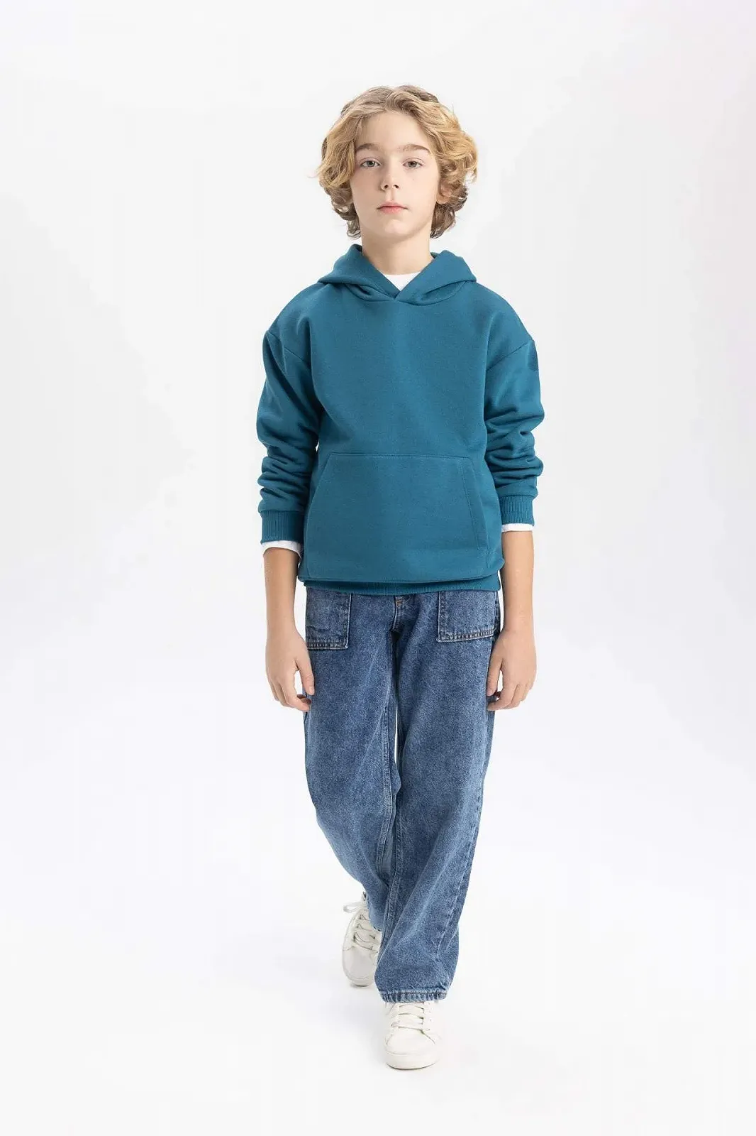Толстовка з капюшоном DeFacto для хлопчиків, фото №2 Толстовка з капюшоном DeFacto для хлопчиків, фото №2
