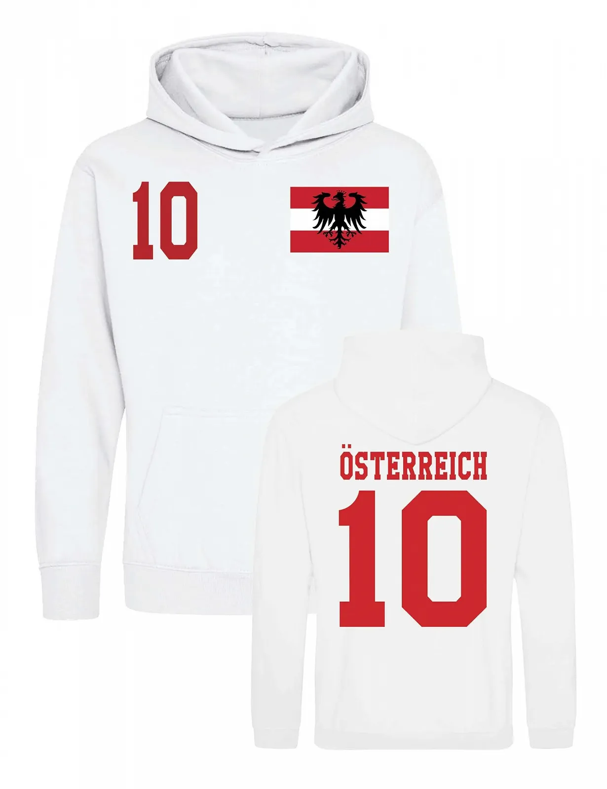 Дитяче худі Austria Jersey для хлопчиків і дівчаток - Персоналізоване, фото №1