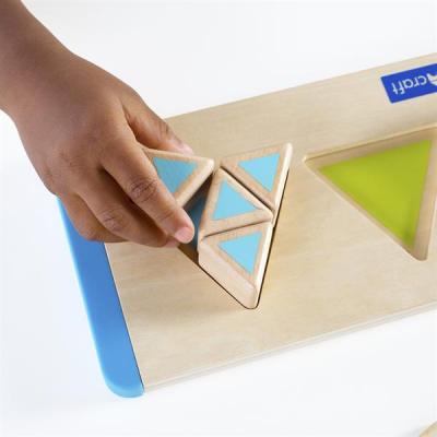 Развивающая игрушка Guidecraft Сортер Manipulatives треугольники G6745, фото №4 Развивающая игрушка Guidecraft Сортер Manipulatives треугольники G6745, фото №4