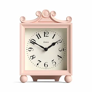 Настольные часы JONES CLOCKS Parlour Mantel Clock, розовый - Фото 1