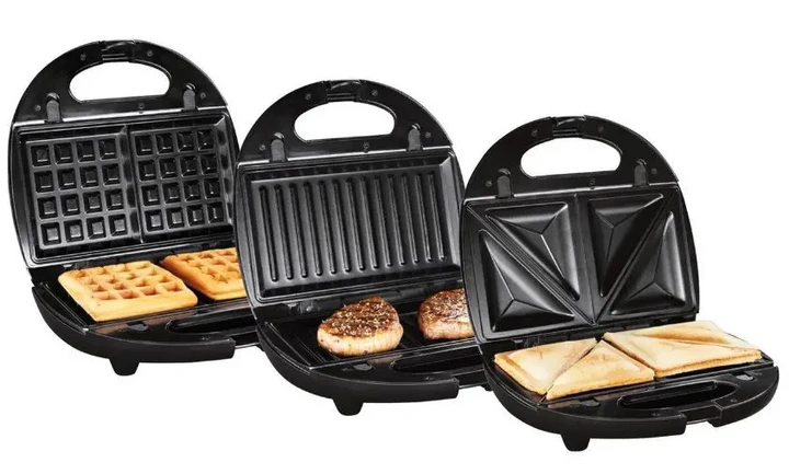 Электрогриль мультимейкер Rainberg RB-5408 4в1 орещница бутербродница бельгийская вафля гриль 2200 Вт, фото №4 Электрогриль мультимейкер Rainberg RB-5408 4в1 орещница бутербродница бельгийская вафля гриль 2200 Вт, фото №4