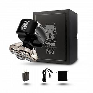 Бритва для головы и лица Skull Shaver Pitbull Gold Pro Forte 4 лезвия Беспроводная - Фото 1