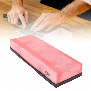 Точильний камінь мікропорошок оксиду алюмінію 7,87 x 2,76 x 1,18 дюйма зернистість 1000 з нековзною основою synthetic.ua - Фото 1