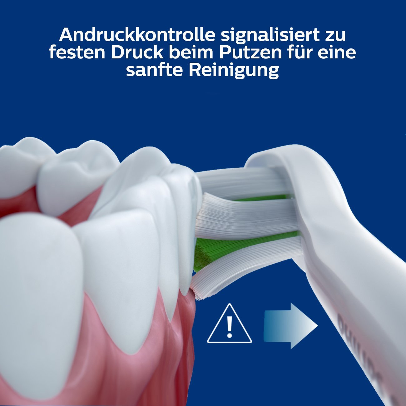 Зубная электрощетка Philips Sonicare ProtectiveClean 4500 HX6830/53, 2 режима, контроль давления, таймер, дорожный футляр, белая, фото №5