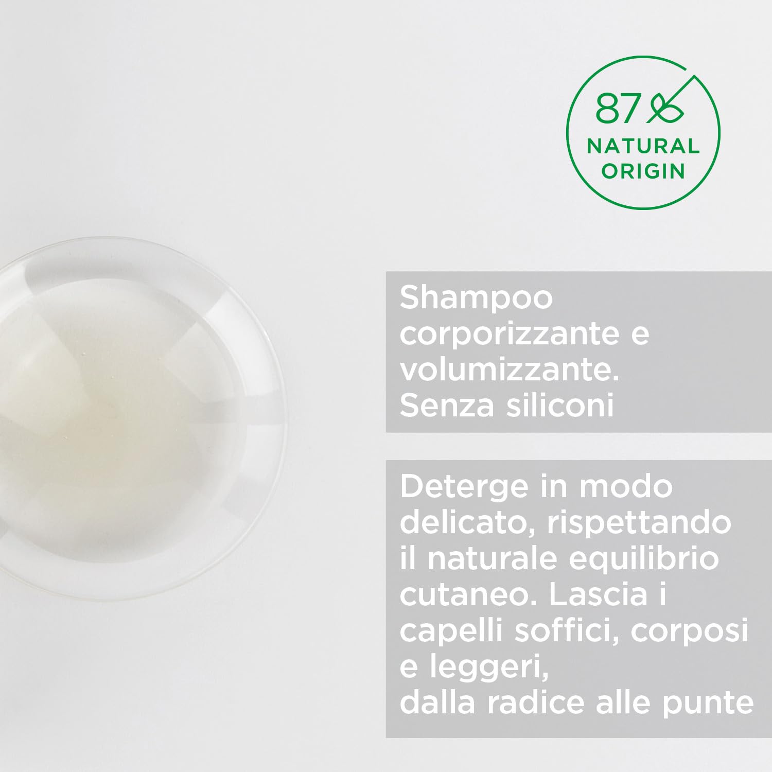 Шампунь Kemon Actyva Volume and Fullness для тонкого волосся з ефектом об'єму лляне насіння без силіконів 100 мл, фото №3 Шампунь Kemon Actyva Volume and Fullness для тонкого волосся з ефектом об'єму лляне насіння без силіконів 100 мл, фото №3