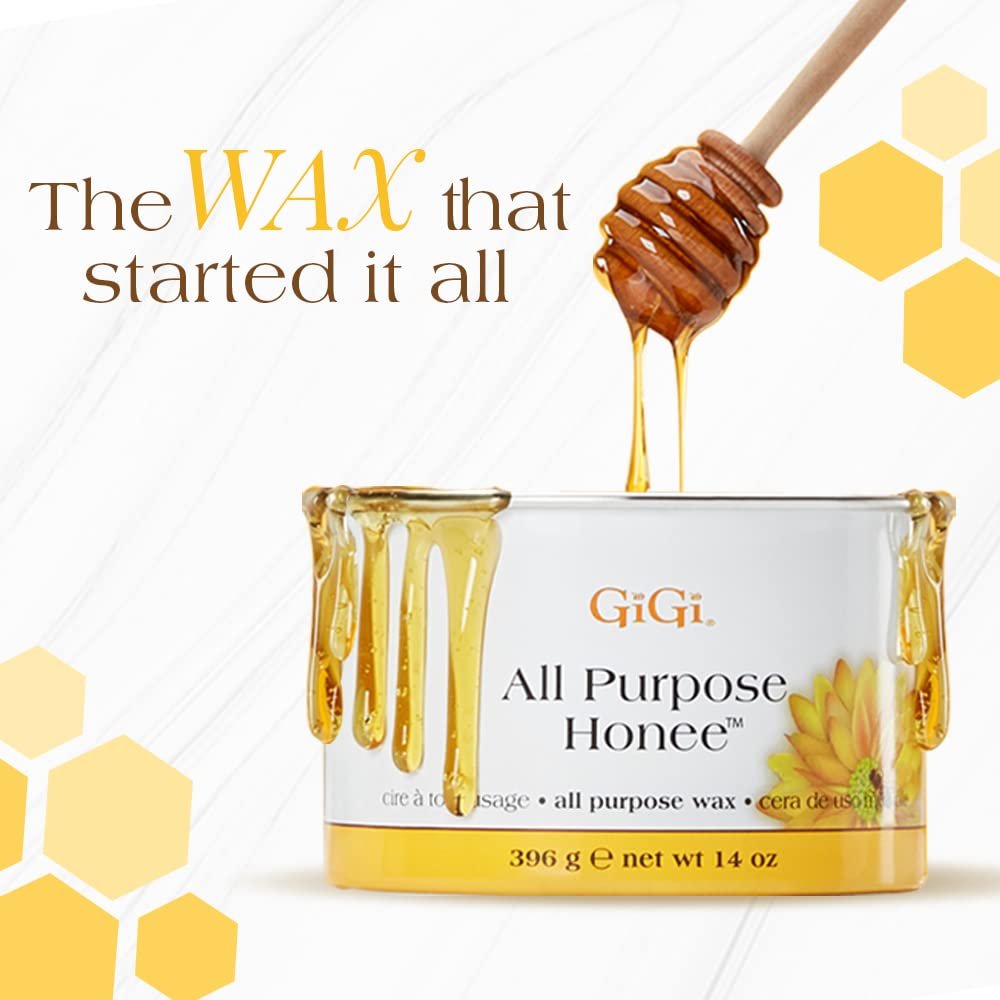 Медовый воск GiGi All Purpose Honey Wax 396 г, фото №3 Медовый воск GiGi All Purpose Honey Wax 396 г, фото №3