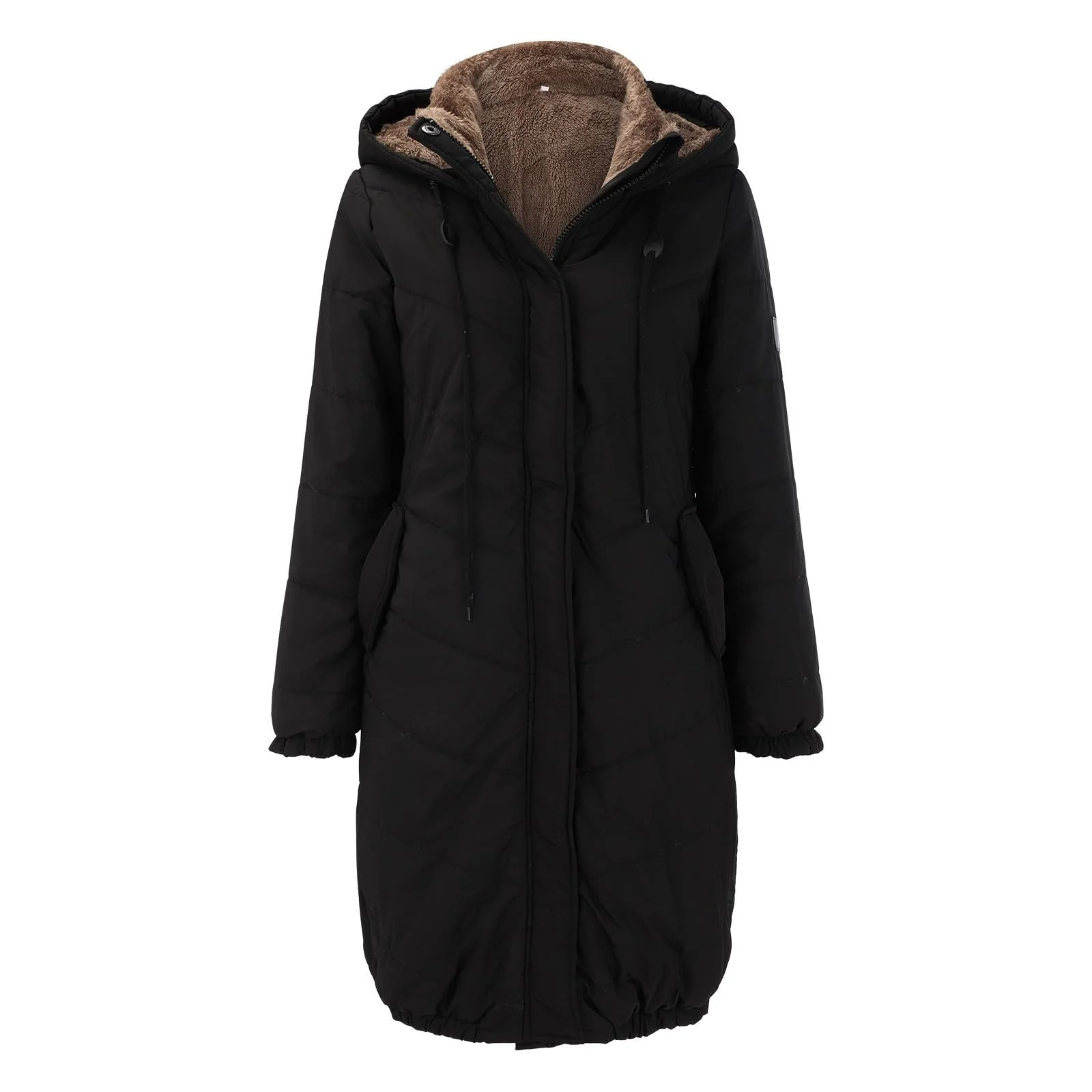 Зимняя куртка Женская Средняя Длина Водонепроницаемое, фото №2 Зимняя куртка Женская Средняя Длина Водонепроницаемое, фото №2