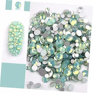 Стрази для нігтів Скло Mikinona Різнокольорові synthetic.ua - Фото 1