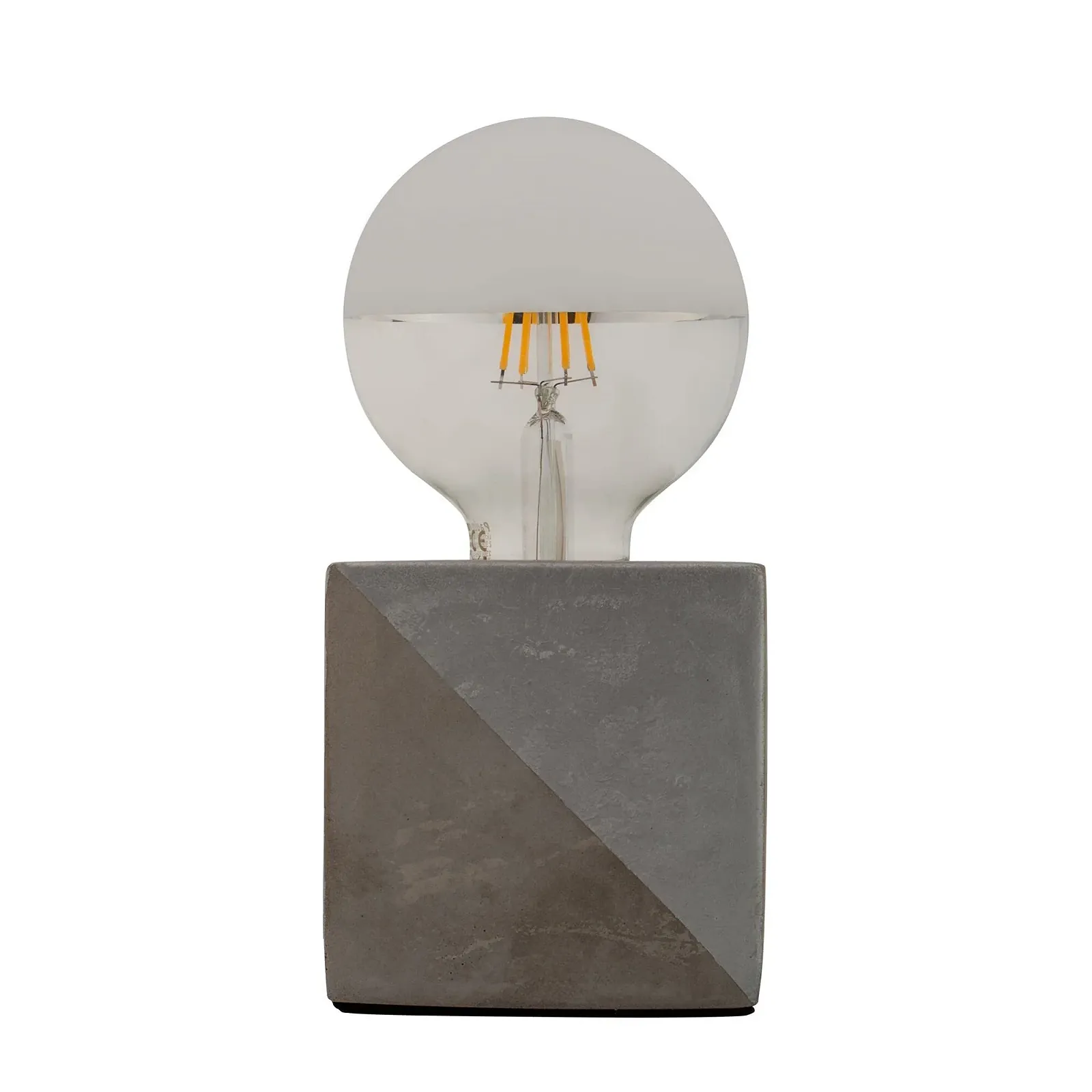 Настільна лампа Pauleen Silver Jewel 48196 Бетон E27 Срібляста, фото №1