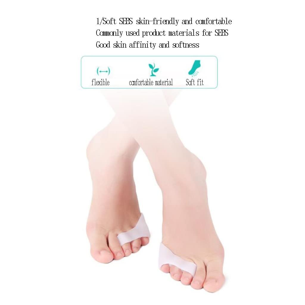 Коректор великого пальця стопи CAZARU, варусний роздільник пальців SEBS, силіконовий гелевий розтягувач, фото №3