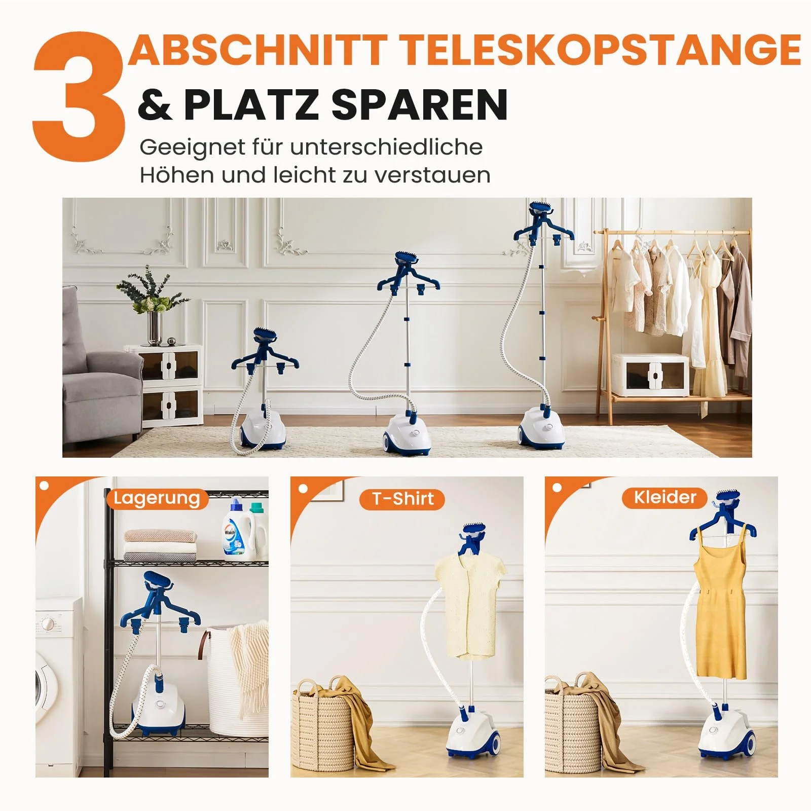 Вертикальний відпарювач Sweetcrispy 1500W 1.7L Професійний 45S нагрівання, фото №7