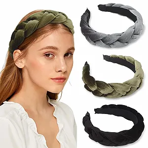 Обруч Бархатный Плетеный - Фото 1