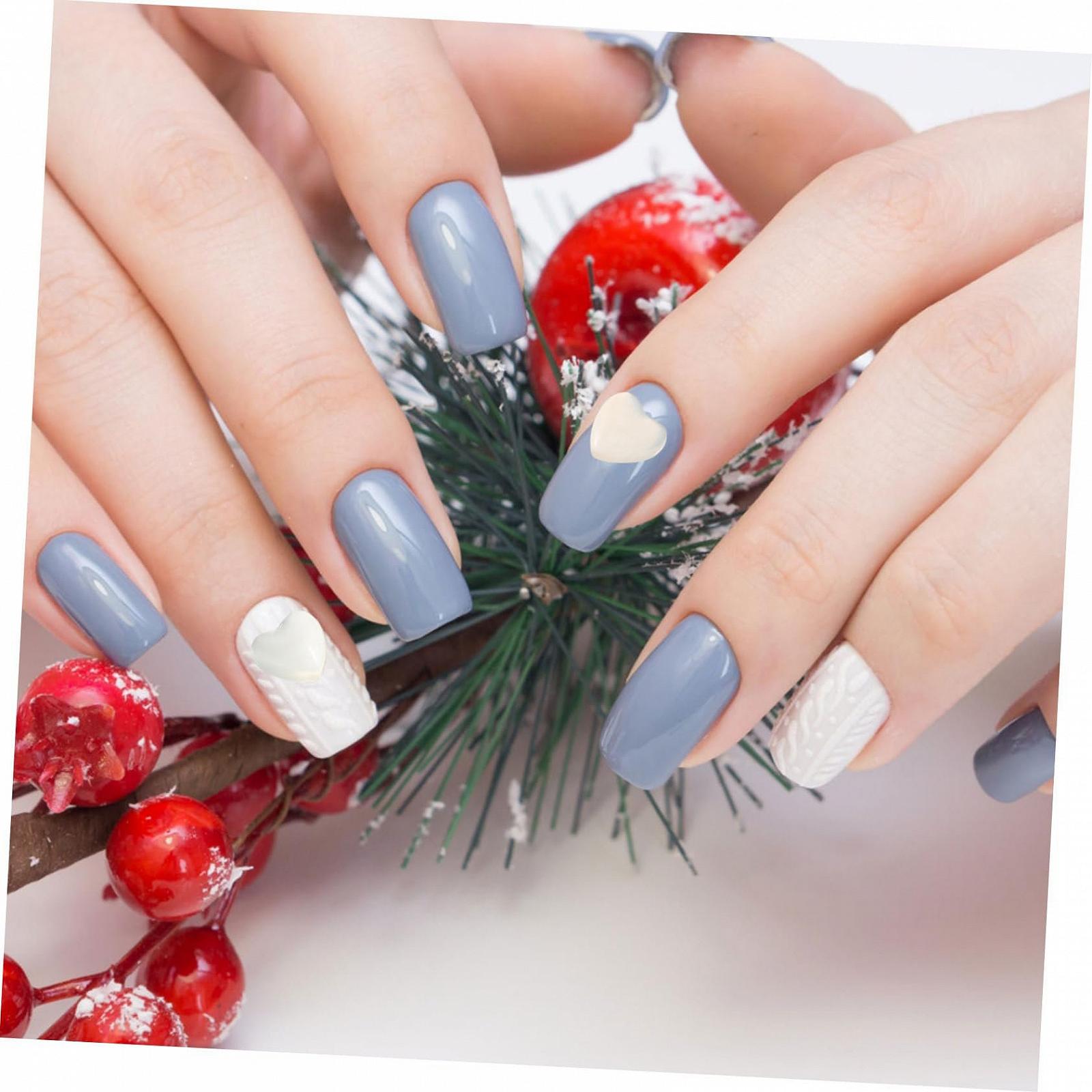 Форма Серця 100 шт. Блискучі прикраси для манікюру, фото №3