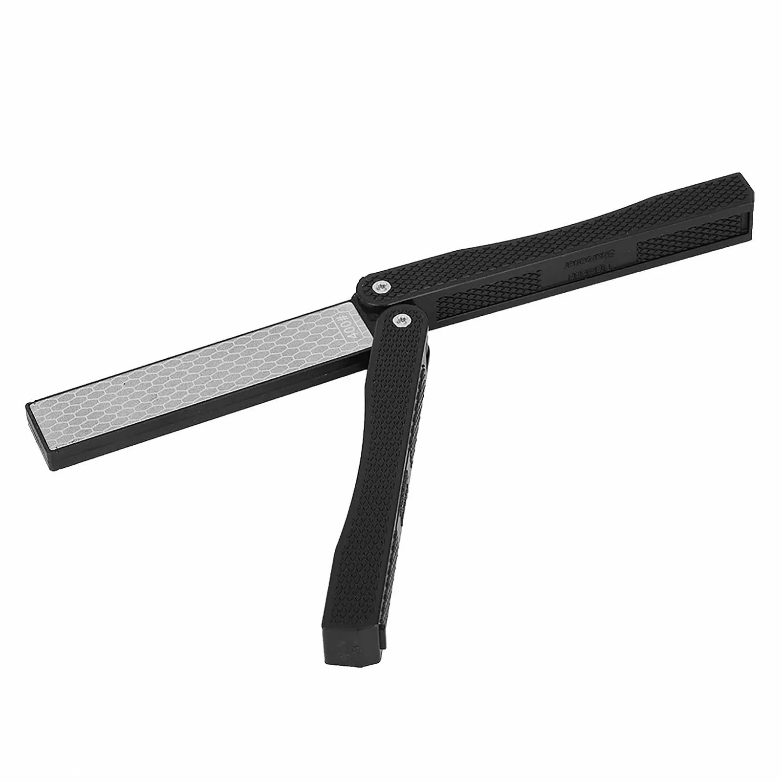 Точилка двостороння складана портативна 10,2 см Чорна, фото №5