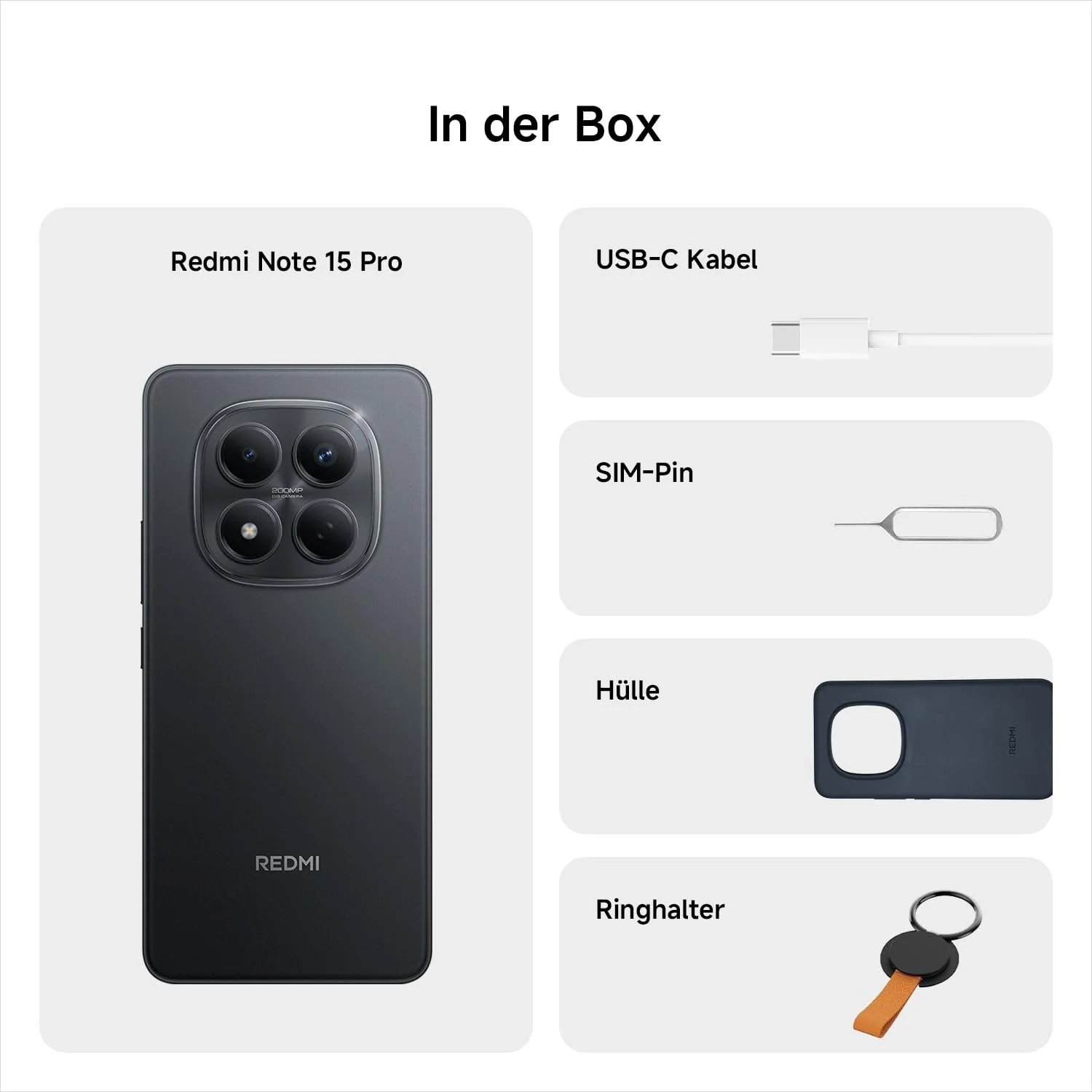 Смартфон XIAOMI Redmi Note 15 Pro 8/256 ГБ 6500 мАч 200 Мп IP65 6.77" FHD+ AMOLED Glacier Blue, фото №5