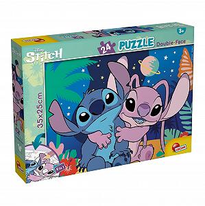 Пазл Lisciani Disney Lilo & Stitch MaxiPlus 24 детали двухсторонний 25 x 35 см - Фото 1