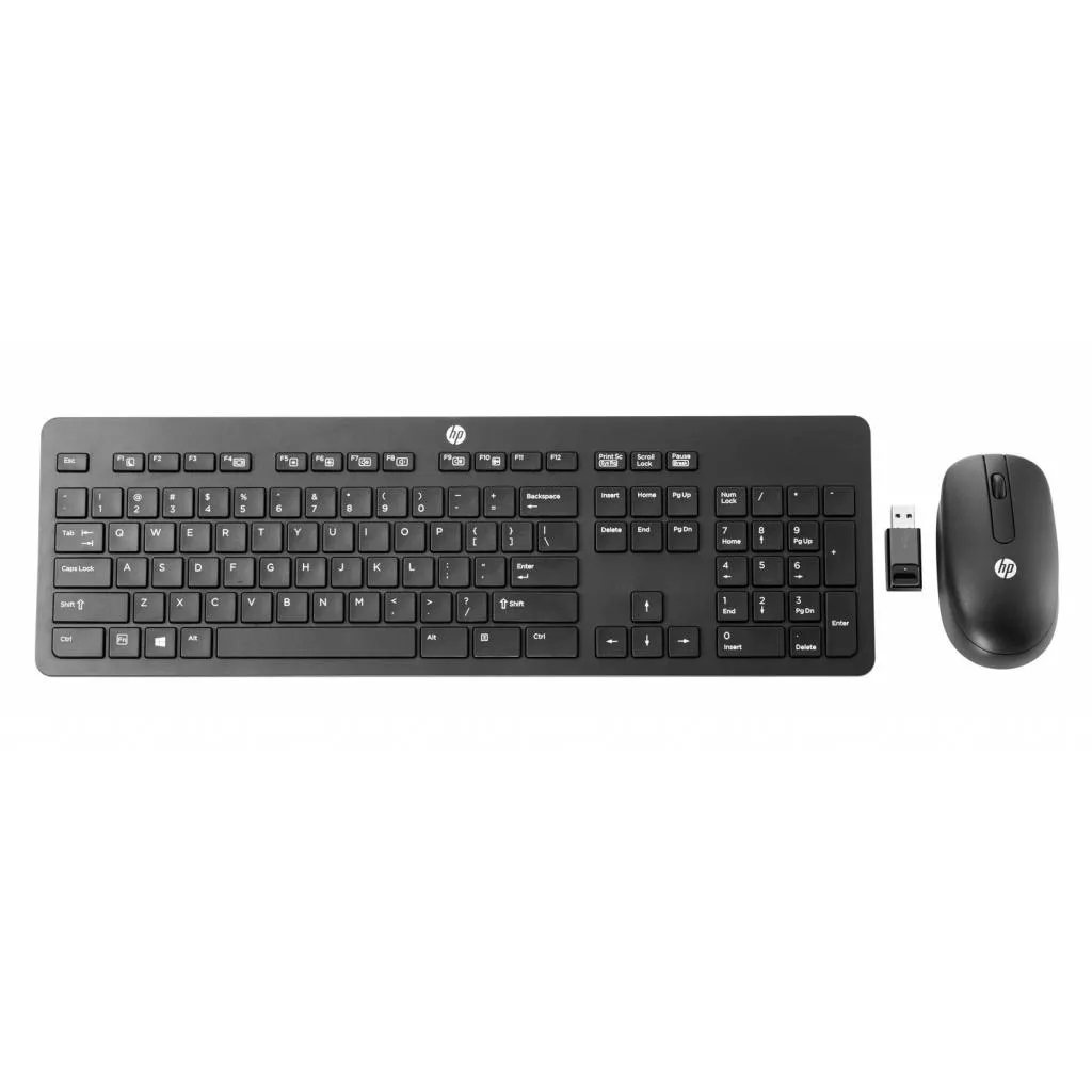 Комплект HP Slim Keyboard and Mouse Black T6L04AA, фото №1
