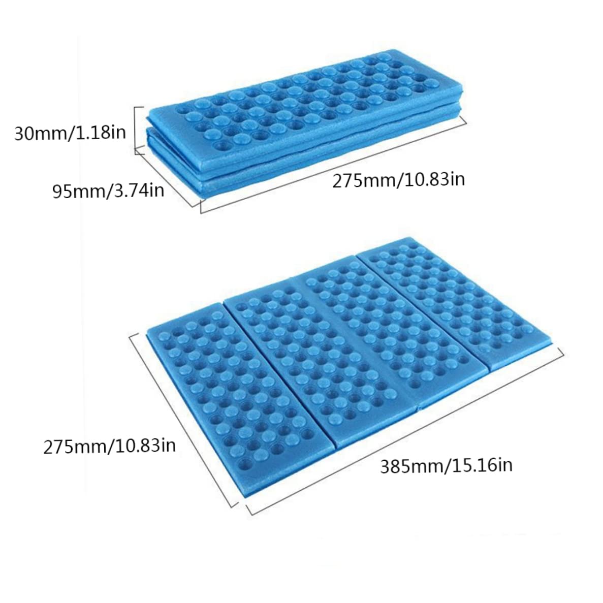 Мат Weddflower Foam Seat Pads 5 шт Водонепроницаемый Складывающийся, фото №4