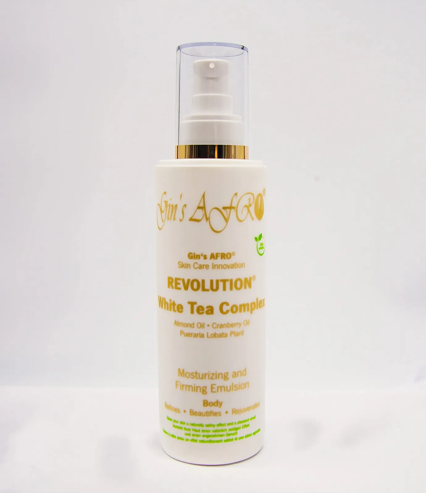 Емульсія для тіла Gin's AFRO Revolution White Tea Complex Vegan, фото №3