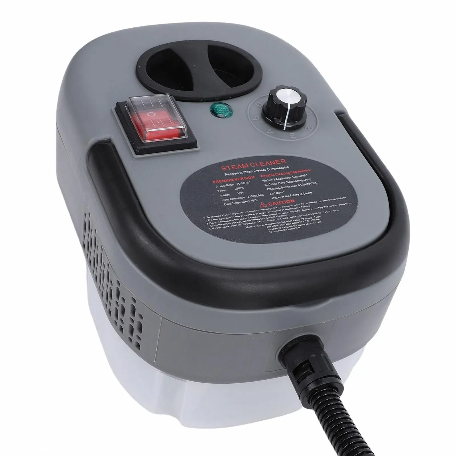 Пароочисник ручний 2500W 1200 ml високого тиску EU Plug 220V, фото №9 Пароочисник ручний 2500W 1200 ml високого тиску EU Plug 220V, фото №9