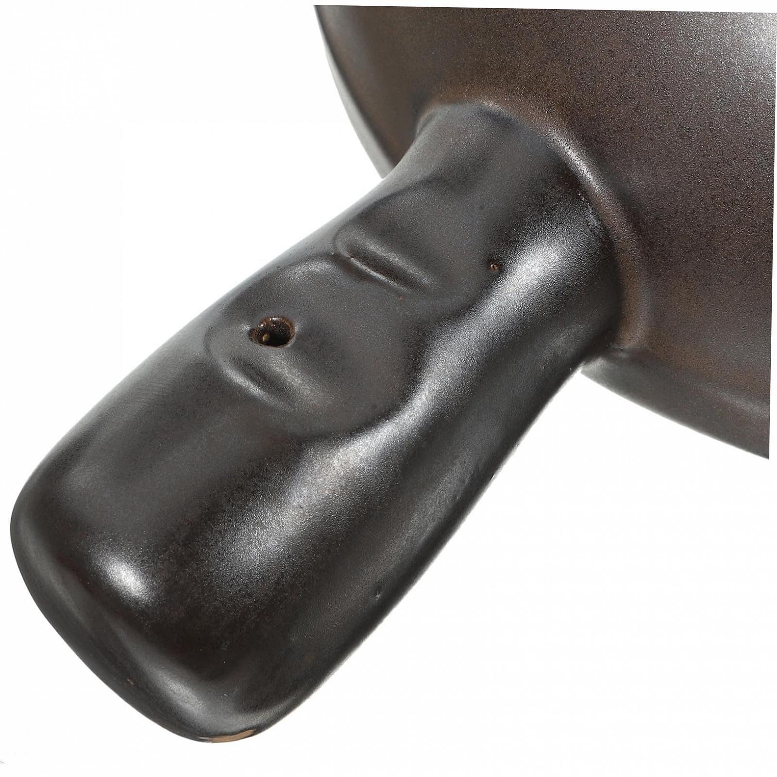 Ківш керамічний жаростійкий з кришкою та ручкою 650 мл для рису та запіканок, фото №7