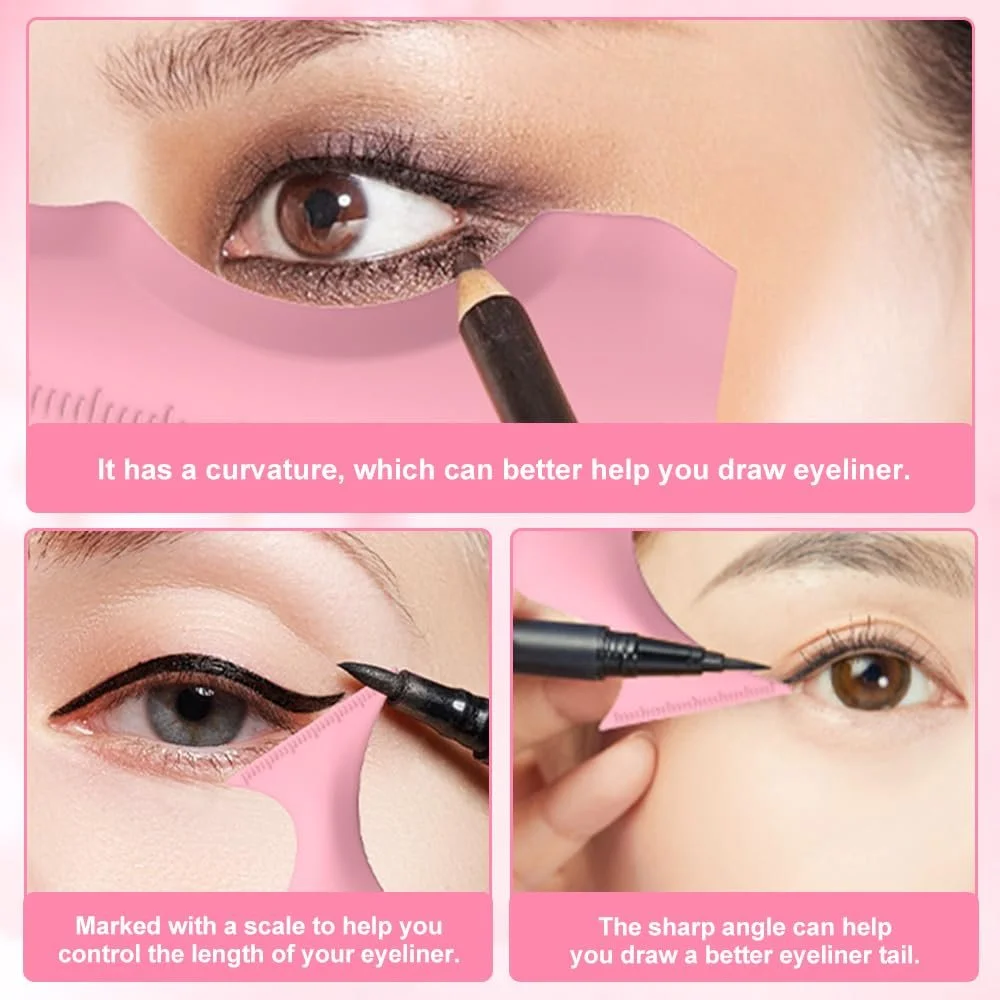 Шаблон NAROSEBE Набір 2 Силіконовий Помічник для макіяжу очей Багатофункціональний, фото №5 Шаблон NAROSEBE Набір 2 Силіконовий Помічник для макіяжу очей Багатофункціональний, фото №5