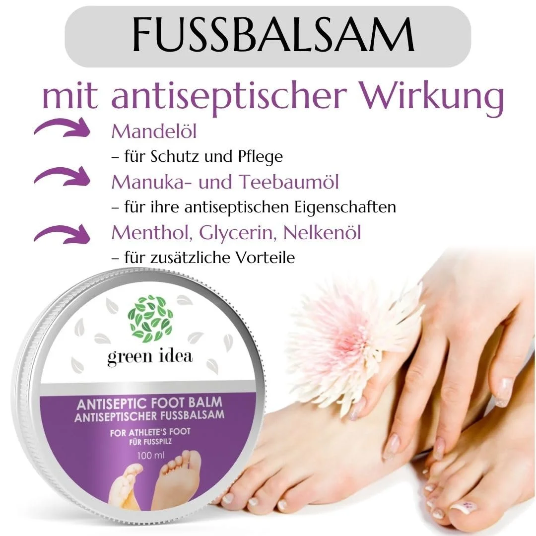 Крем для ног Green idea с маслом чайного дерева и мануки растительный 100 мл, фото №3 Крем для ног Green idea с маслом чайного дерева и мануки растительный 100 мл, фото №3