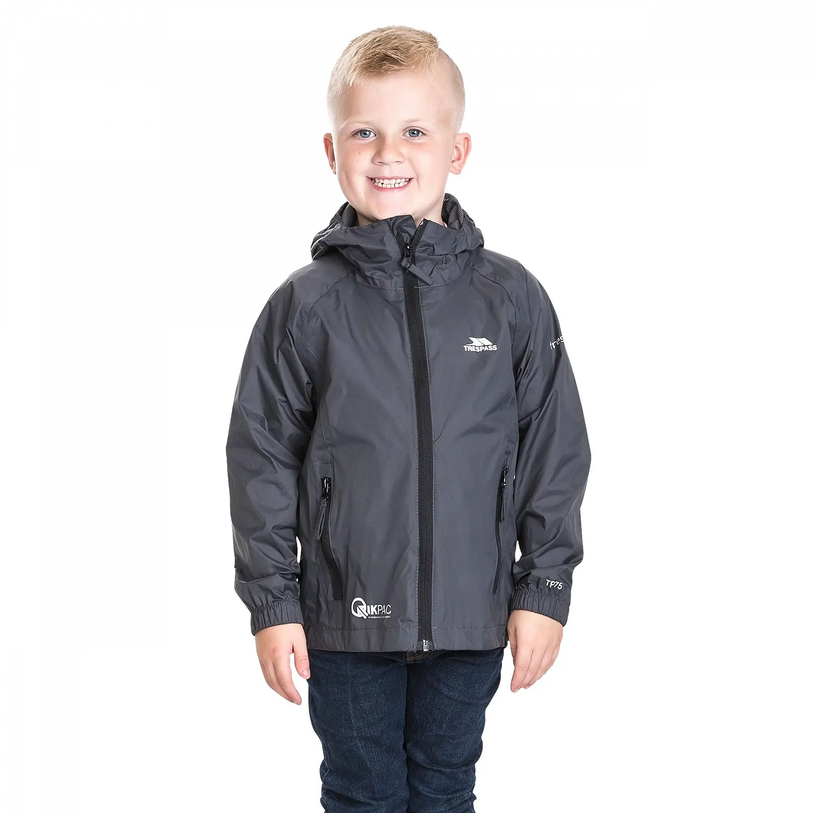 Водонепроницаемая куртка Trespass Kids Qikpac, фото №3
