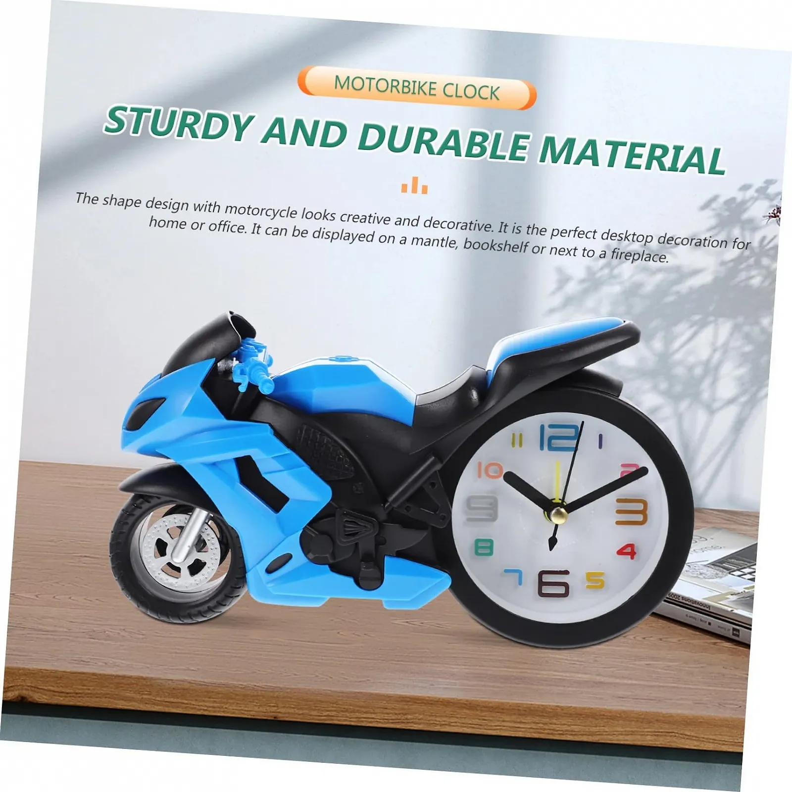 Часы настольные PartyKindom Мотоцикл Модель, фото №4