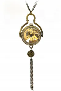 Купить Механические карманные часы с ручным заводом Infinity U Fashion Retro с кулоном-шариком, цепочкой-скелетоном, ожерельем-свитером, бронзовые, антикварные - Фото 1 Механические карманные часы с ручным заводом Infinity U Fashion Retro с кулоном-шариком, цепочкой-скелетоном, ожерельем-свитером, бронзовые, антикварные - Фото 1