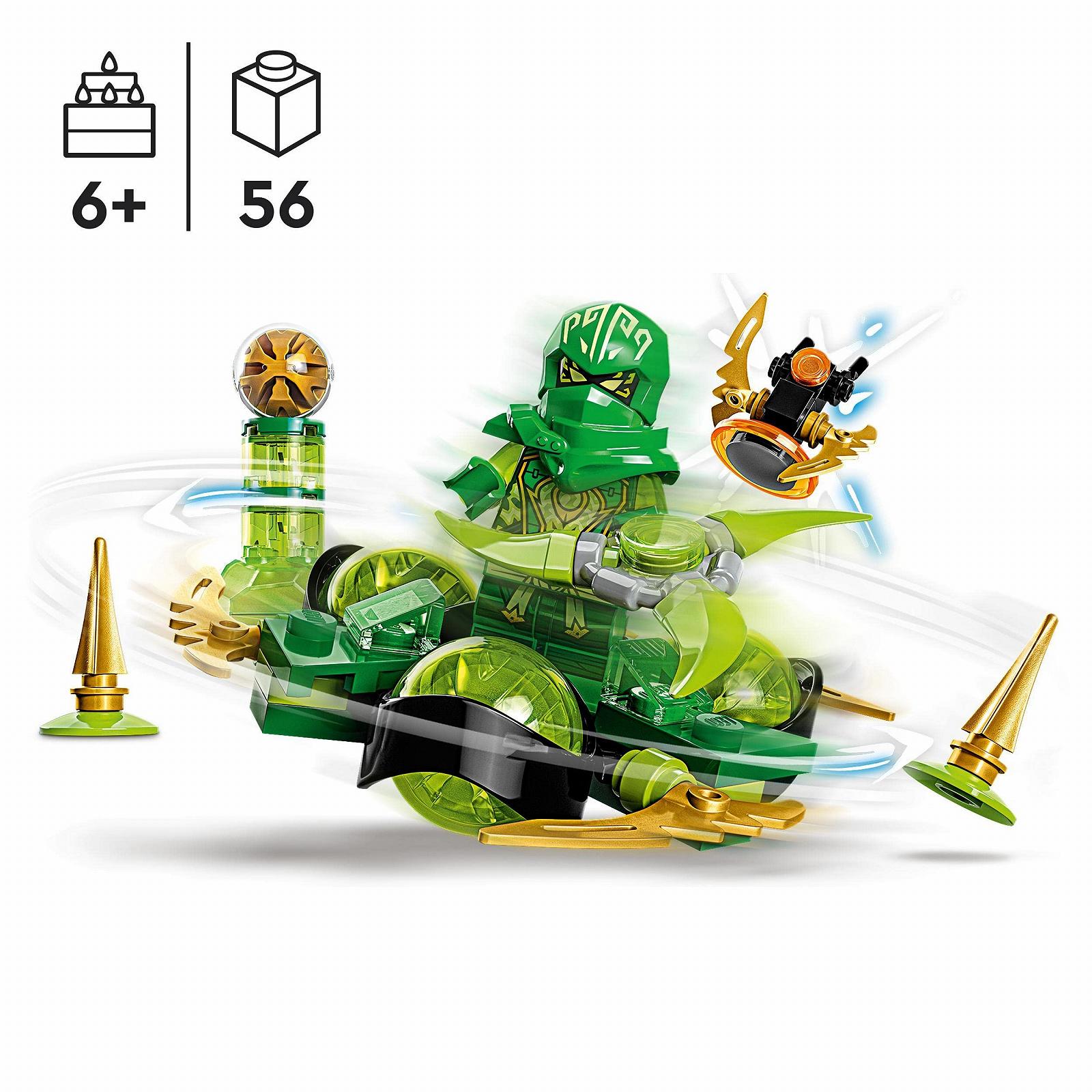 Конструктор LEGO Ninjago 71779 Іграшка Спінджитцу Драконічна Сила Лойда Зелене, фото №2 Конструктор LEGO Ninjago 71779 Іграшка Спінджитцу Драконічна Сила Лойда Зелене, фото №2
