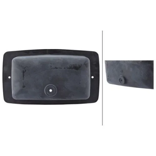Корпус робочої фари HELLA 9BG 993 345-001 для KÄSSBOHRER VAN HOOL VOLVO, фото №2