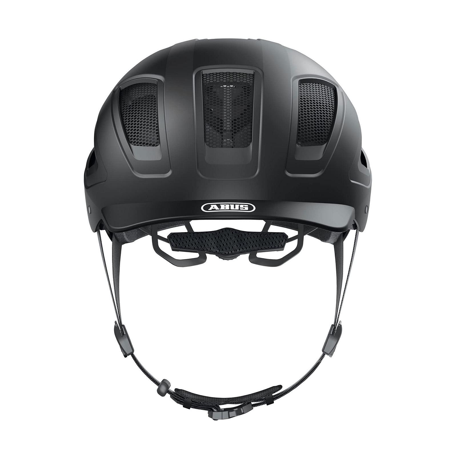 Шолом ABUS Hyban 2.0 Міський З заднім ліхтарем ABS Velvet Black, фото №4
