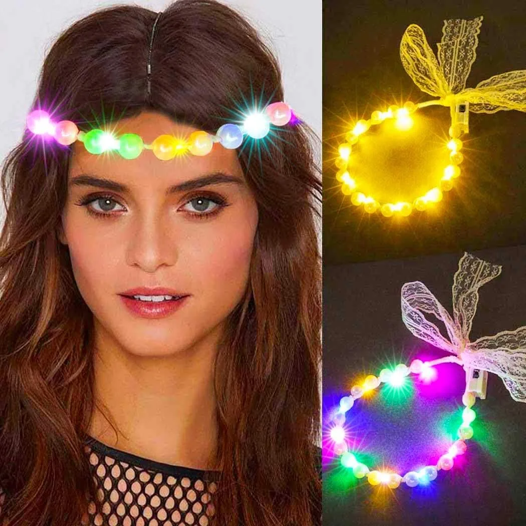 Вінок Світлодіодний Перлинний Edary, фото №1