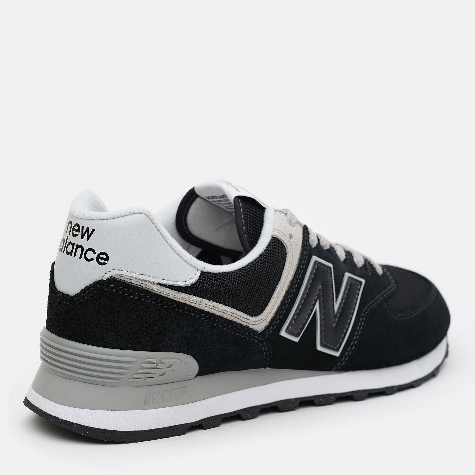 Мужские кроссовки New Balance 574 Classic Gl ML574EVB 45 EU / 29 см / Серо-Черные (195907803332), фото №5